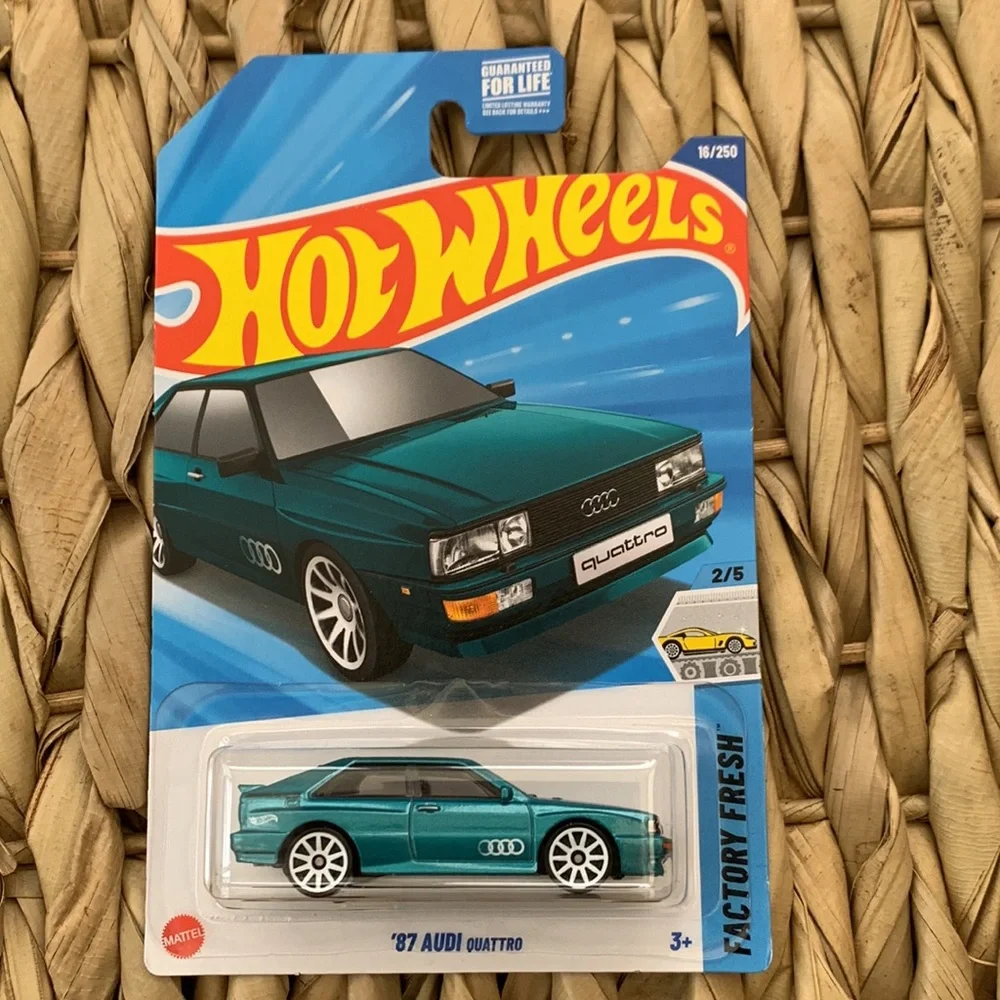 Hot Wheels 1987 Audi Quattro 1980s Diecast 80s Green Car Hotwheels Mattel 2025 🆕